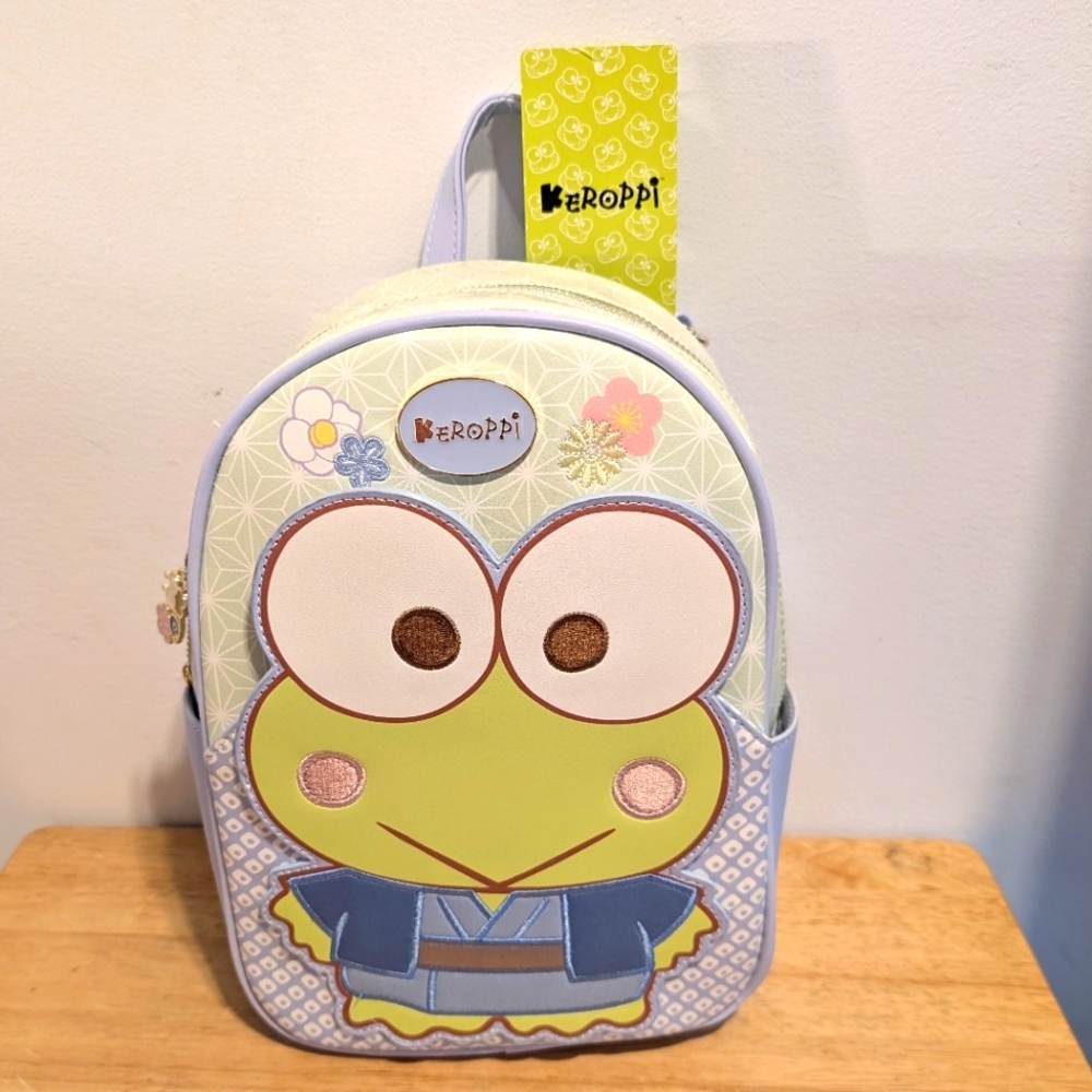 Keroppi Backpack - Green and Blue Brand New With Tag From Sanrio